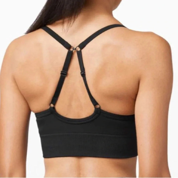 LULULEMON Ebb to Street bra, black, size 6 - Picture 3 of 6